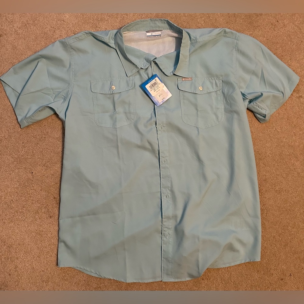 Columbia Light Blue Men's Shirt